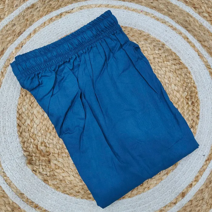Straight Pants with Pocket & Rope (R.Blue) | 41 Length  | ST35