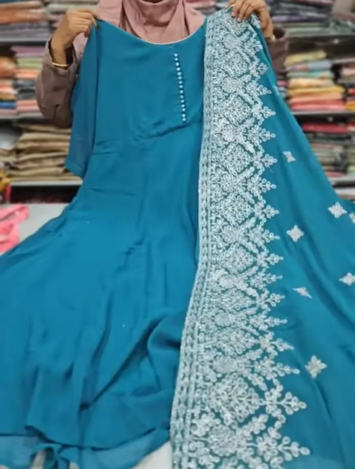 Kurti with Shawl| KS844
