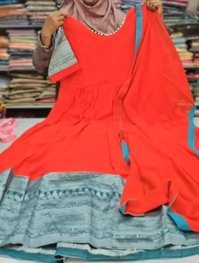 Kurti with Shawl| KS849