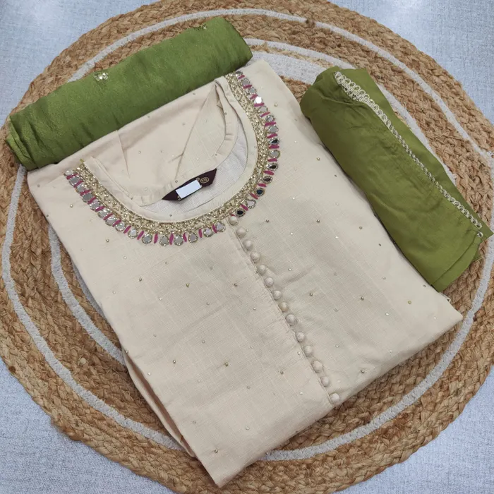 Rayon Long Anarkali Top Bottom Dupatta  | TS3283