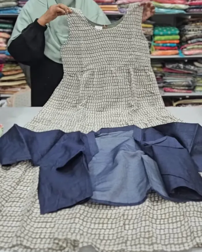 Kurti with Shawl| KS834
