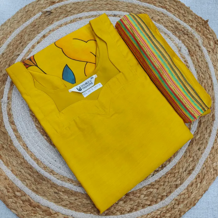 Roman Silk Straight Top with Dupatta | SK38