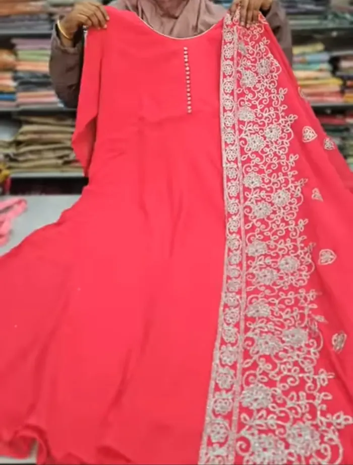 Kurti with Shawl| KS843