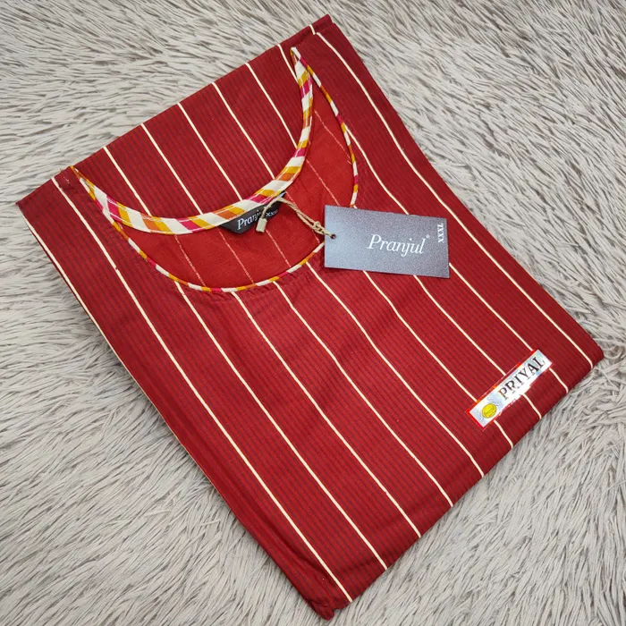 Pranjul Pure Cotton Straight Kurti | PK359