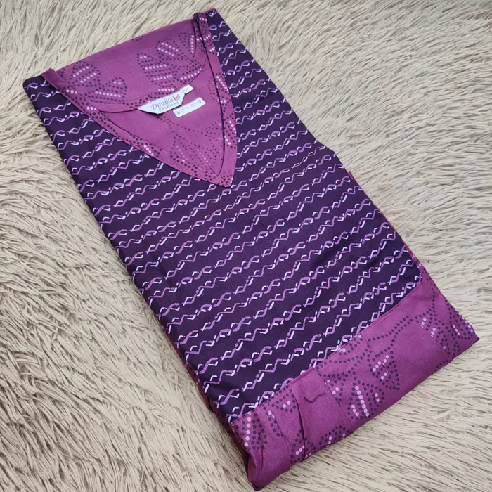 Frock Nighty – Premium Cotton | Side Pocket | Overlocked Finish | NT3386