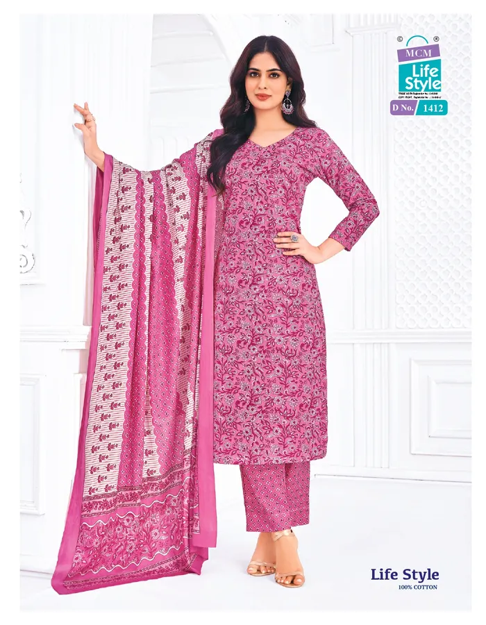 Heavy Premium Cotton Kurti Set with Dupatta | SW153