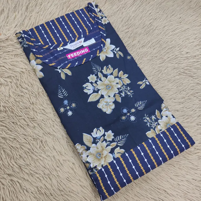 Premium Pure Cotton Feeding Frock Maxi | FN48