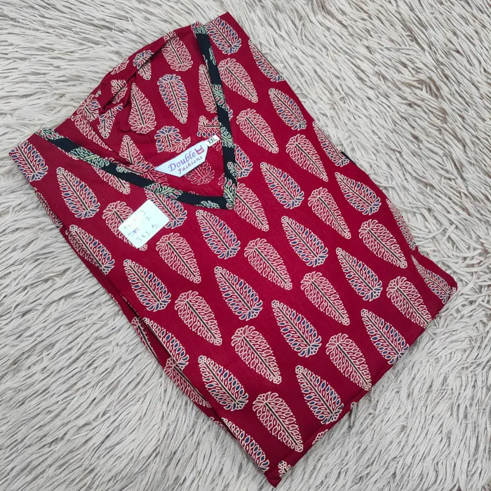 Premium Ajrak 60/60 Cotton Frock | AK1455