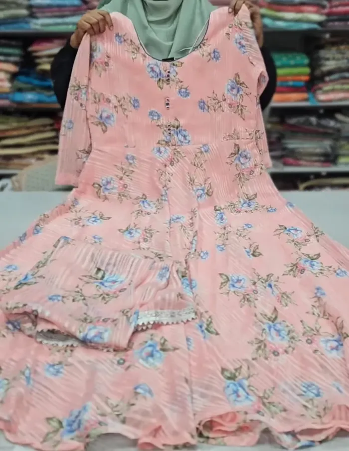 Kurti with Shawl| KS833