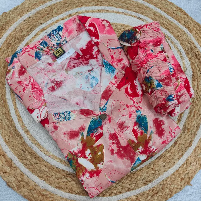 Premium 1st Quality Rayon Co-Ord Set | CO43