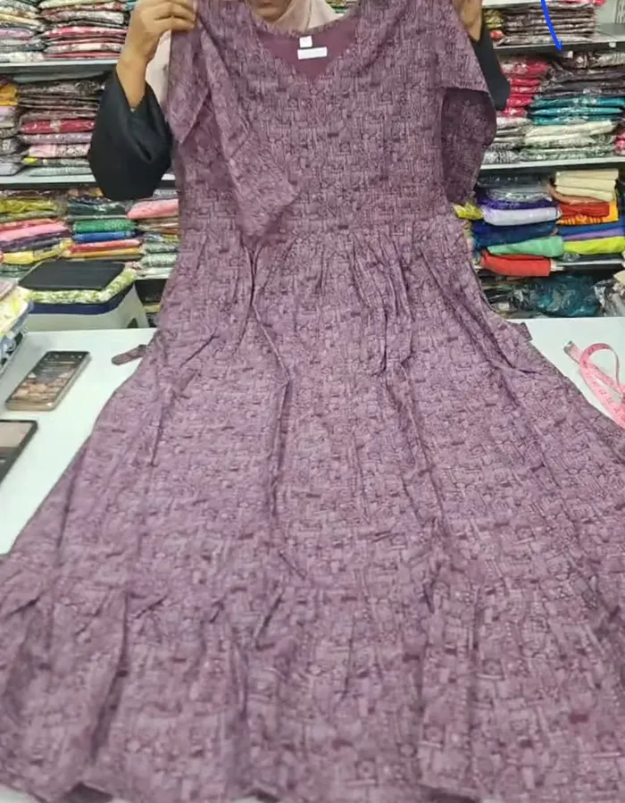 Heavy Rayon Long Maxi Gown | MG230