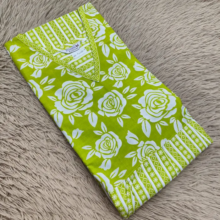 Frock Nighty – Premium Cotton | Side Pocket | Overlocked Finish | NT3384