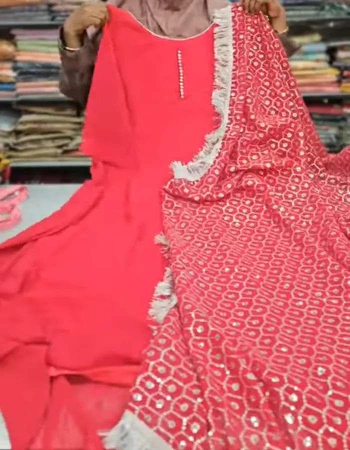 Kurti with Shawl| KS846