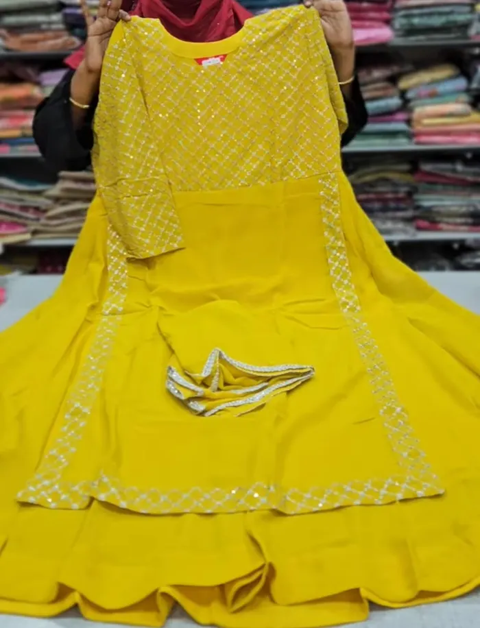 Kurti with Shawl| KS838