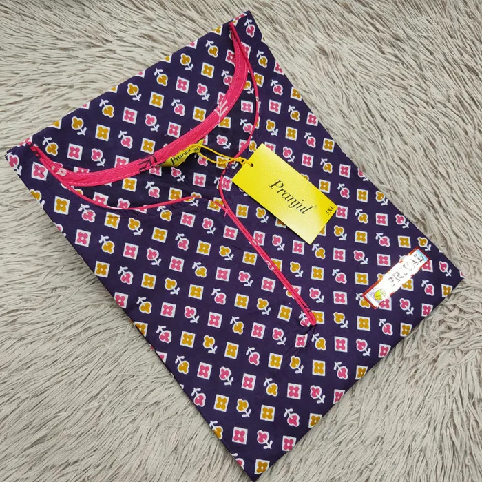Pranjul Pure Cotton Straight Kurti | PK397