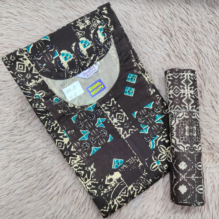 Shawl Nighty Premium Cotton | NT2526