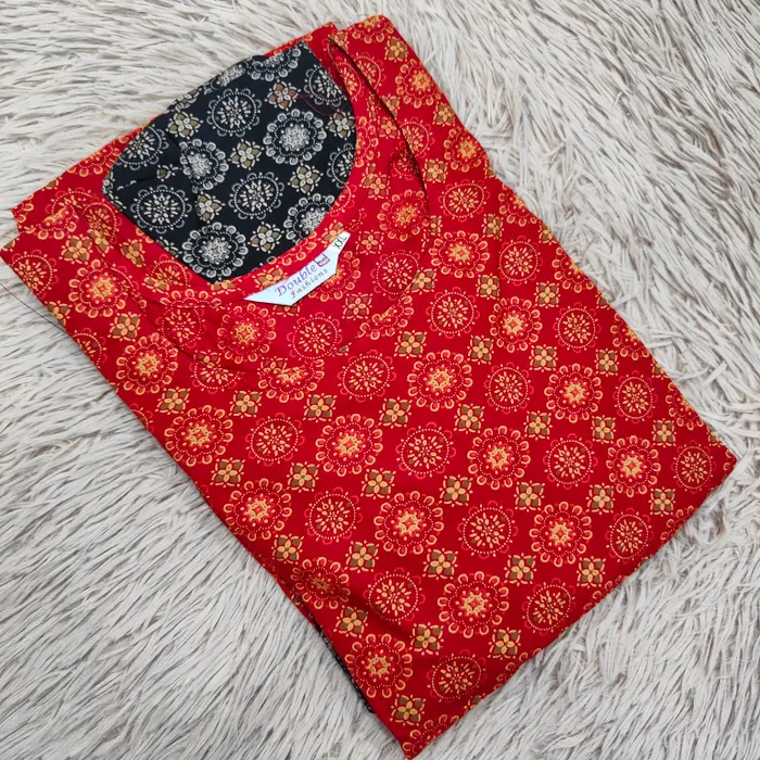 Premium Ajrak 60/60 Cotton Frock | AK1468